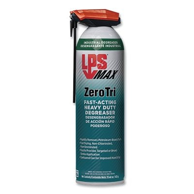 ZeroTri® Fast Action Heavy Duty Degreaser, 15 oz. Can, Clear