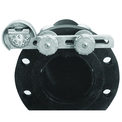 Flange level, 9-1/4 in. L, 1 vial, aluminum