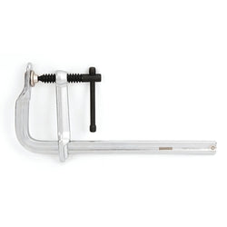 F-clamp, 4-3/4 in throat depth, 1000 lb load capacity.