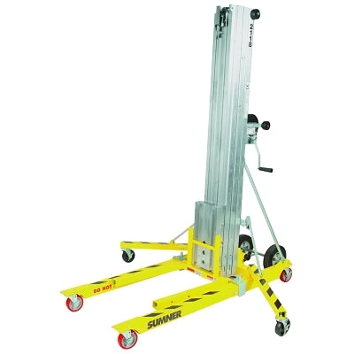 Elevador para contratistas serie 2100, capacidad de 650 lb, 22 pies 9-3/8 pulg. de alto