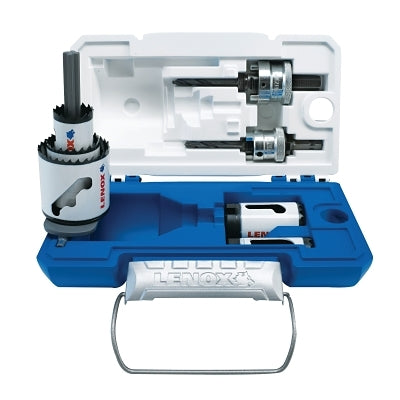 Mini kit de sierra de corona de velocidad para contratistas con estuche, 8 piezas, diámetro de corte de 7/8 pulg. a 2 pulg.