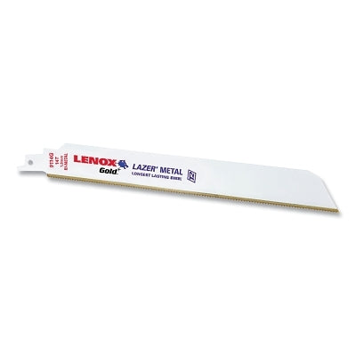 Gold® Power Arc Curved Reciprocating Saw Blade, 30.5 cm long x 2.5 cm wide x 0.11 cm thick, 14 Teeth Per Inch, Extreme Metal, 25 Count per Pack