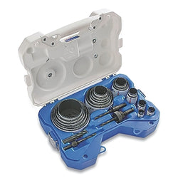 Kit de sierra de corona Contractor's Big Daddy™ Speed ??Slot®, corte de metal, corte de madera, 26 piezas bimetálicas, diámetro de corte de 3/4 a 4-3/4 pulg.