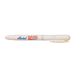 Marcador de pintura sólida mini multiusos Quik Stik®, 3/8 pulg. de diámetro x 4,625 pulg. de largo, blanco, en cartón