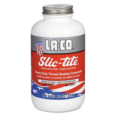 Sellador de roscas en pasta Slic-Tite® con PTFE, 55 gal, cubo, blanco