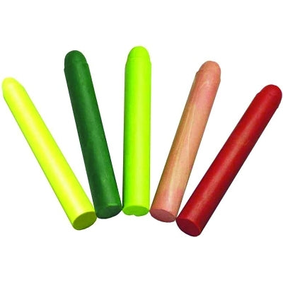 Scan-It® Plus Fluorescent Crayon, 1/2 in. Diameter/Hexagonal/Hard, 4.75 in. Long, Watermelon Red, 12 Count