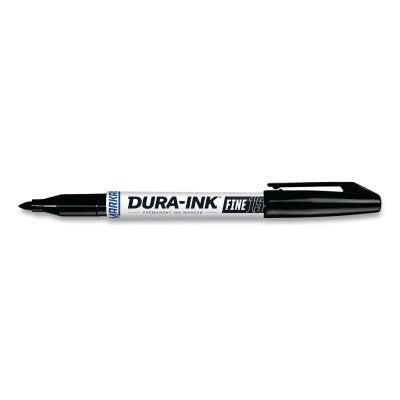 DURA-INK® 25 Permanent Ink Marker, Black, 3 mm to 6 mm, Chisel Tip