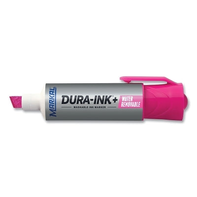 Marcador removible con agua DURA-INK, rosa, 1/8 pulg., punta biselada