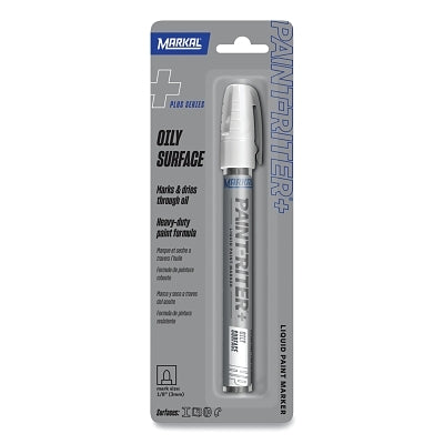 HP PRO-LINE® Liquid Paint Marker, White, 3 mm Tip