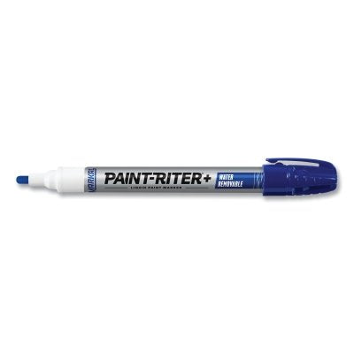 Marcador removible con agua Paint-Riter®+, rojo, 1/8 pulg., punta mediana