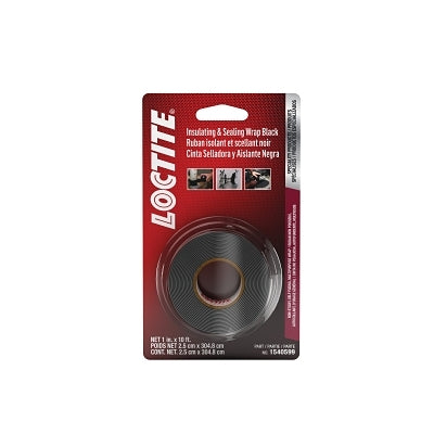 Insulating and sealing wraps, 1 inch x 10 feet, black