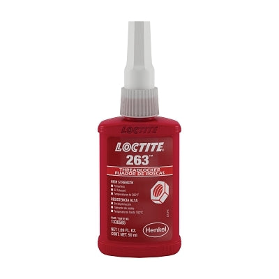 263 high-strength threadlockers, 1/2 ml tube, red