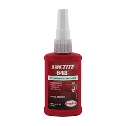 Compuesto de retención de curado rápido de alta resistencia 648™, botella de 50 ml, verde, 3900 psi