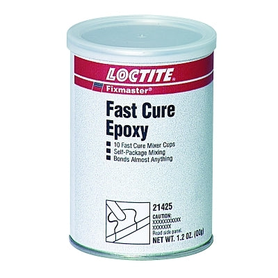 Fixmaster® Fast-Curing Epoxy, Mixing Cup, 1 oz, Capsule, Gray