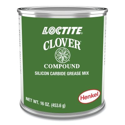 Clover® Silicon Carbide Pat Gel® Water Mix, 100 Grit, 1 lb Capacity, Can, Mild Scent