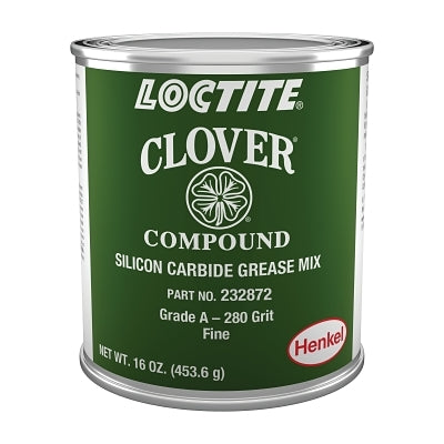 Mezcla de grasa de carburo de silicio Clover®, lata de 1 lb, grano 320