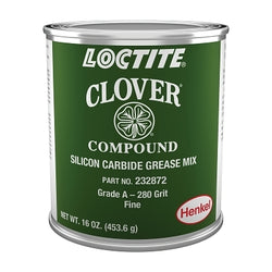 Mezcla de grasa de carburo de silicio Clover, lata de 1 lb, grano 800