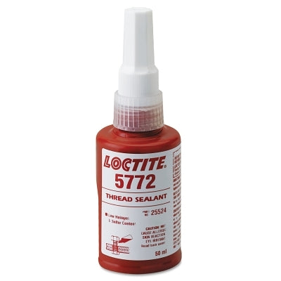5772 Sellador de roscas con bajo contenido de halógeno y azufre, botella de 50 ml, amarillo