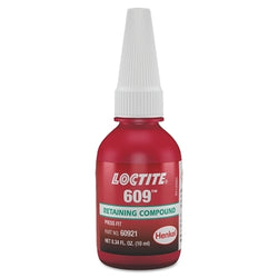 Compuesto de retención 609™ de uso general, botella de 250 ml, verde, 3000 psi