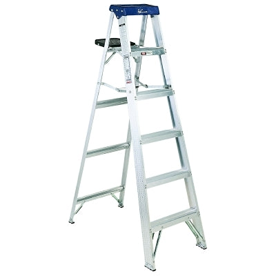 Sentry AS3000 Series Aluminum Step Ladder, 2 ft, 16-11/16 in. Wide, 300 lb Capacity