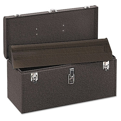 Professional 20-inch toolbox, 1636 cubic inch capacity, brown