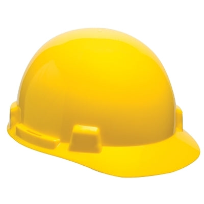SmoothDome® Slotted Safety Helmet, Cap Style, 4-Point Fast-Trac® III, Red