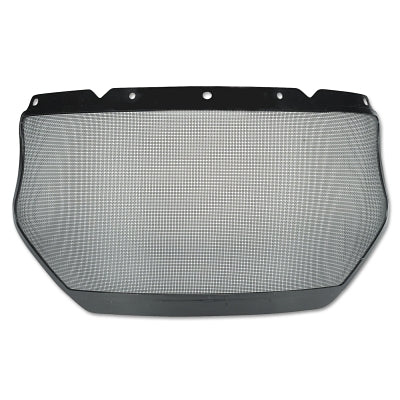 V-Gard® Accessory System Mesh Visor, Uncoated, Silver, 17 inches long x 8 inches high