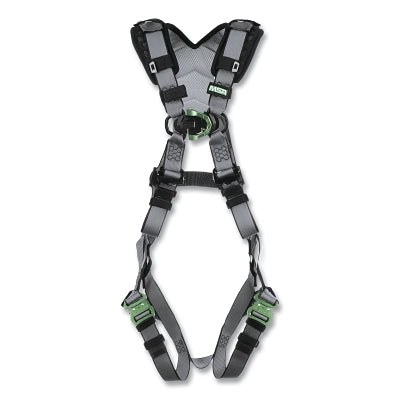 V-FIT™ Full Body Harness, Standard Back and Chest D-Rings, Quick-Release Chest and Leg Strap Buckles, No Padding