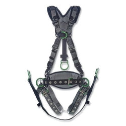 Arnés V-FIT™ Derrick, anillos en D para el pecho y la cadera, extra pequeño, correas para piernas con hebilla de pasador