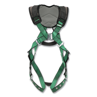 Arnés de cuerpo entero V-FORM+™, anillos en D para espalda, pecho y caderas, estándar, correas de piernas con hebilla de lengüeta y cierre rápido, acolchado para hombros