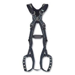 Arnés de cuerpo entero V-FIT™ Arc Flash, anillo D en la espalda, talla XL, correas de piernas con hebilla de lengüeta y pecho de cierre rápido, acolchado para hombros