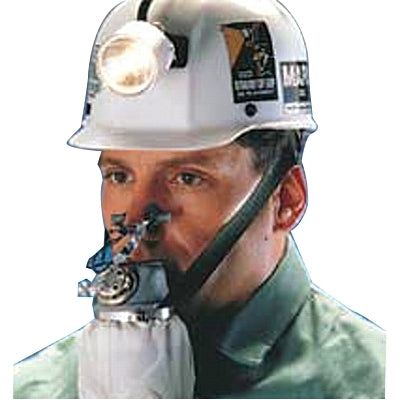 Respirador autorrescatador W65, monóxido de carbono, incluye estuche protector de acero