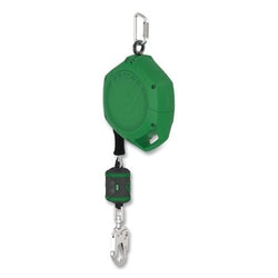 Cordón autorretráctil de borde de ataque V-SHOCK® EDGE, 30 pies, mosquetón, capacidad de carga de 310 lb, gancho a presión 36CS, 1 pierna