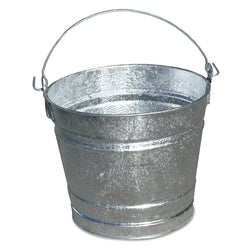 Hot-dip galvanized bucket, 8 quarts