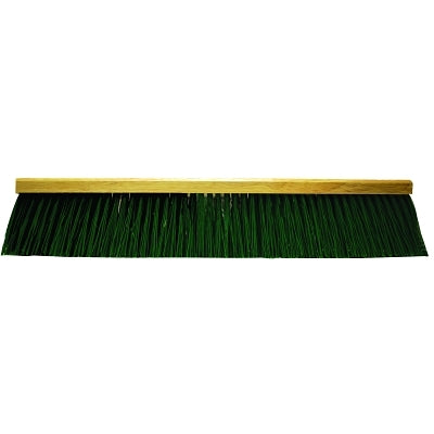 FlexSweep Garage Brushes, No. 55 Line, 18 Inch, 3 3/4 Inch L Edge, Rigid Green Polypropylene