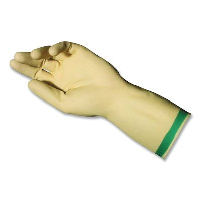 Triple polymer gloves, size 9, natural color
