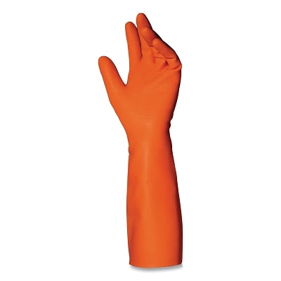 Trionic® O-240 tripolymer coated gloves, size 07, orange