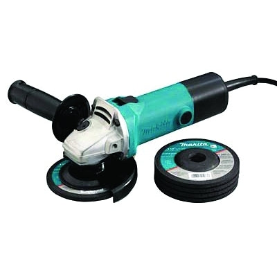Amoladora angular de 4-1/2 pulg., 7,5 A, 11 000 rpm, interruptor de encendido y apagado