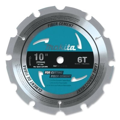 Hoja de sierra ingletadora PCD, 10 pulgadas, 6 dientes por pulgada, 5870 RPM
