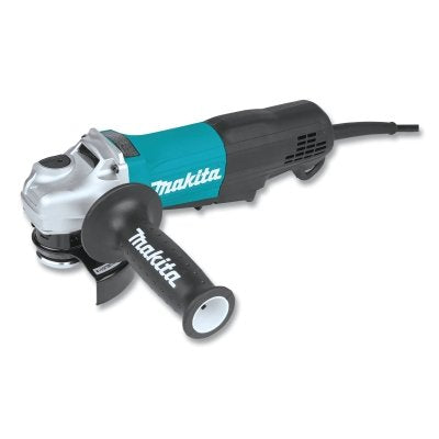 Amoladora angular con interruptor de paleta de 4-1/2 pulg./5 pulg., diámetro de rueda de 4-1/2 pulg., 11 A, 11 000 RPM, interruptor de paleta
