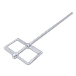Mezclador de fundición a presión, hoja de 8-1/2" x 4-1/2", 30" de largo, para pintura, barro y hormigón