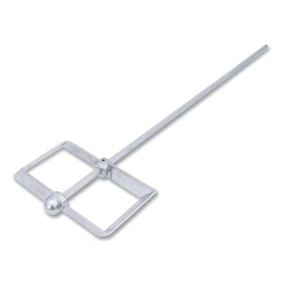 Mezclador de fundición a presión, hoja de 8-1/2" x 4-1/2", 30" de largo, para pintura, barro y hormigón