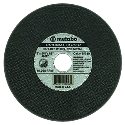 Slicer cutting wheel, 6 inch diameter, 1/16 inch thick, 36 grit aluminum oxide