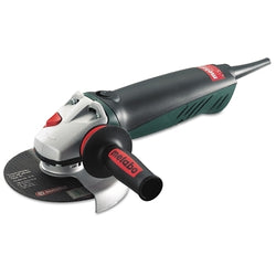 Small angle grinder, 5-inch diameter, 10.2 A, 11,000 RPM, 5/8 in.-11 UNC, rat-tail handle