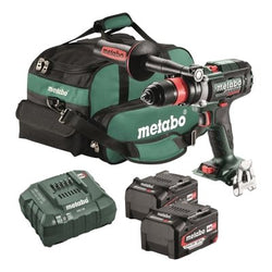 BS 18 LTX-3 BL QI 4.0 Drill/Driver Kit, 4000 RPM, includes batteries, chuck, case, charger and QC chuck