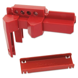 Adjustable ball valve lock, 4.5" long, 28.6" high, extra large