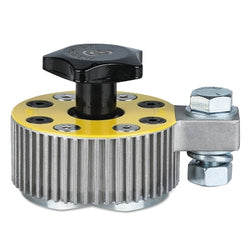 Magnetic ground clamp, 200 lb, 3.1 inches wide x 4.2 inches long