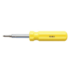 Bestway® Hard Grip 10-in-1 Multi-Bit Screwdriver, 12 Pack