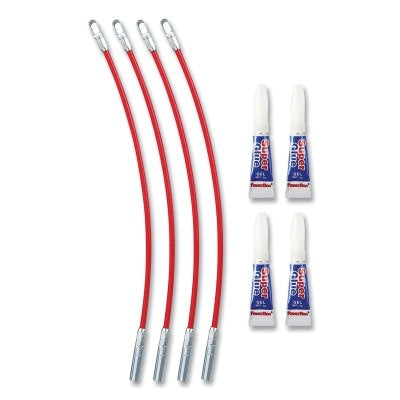 Pieza de repuesto y reparación de cinta guía para herramientas eléctricas Milwaukee®, guía metálica flexible, paquete de 4