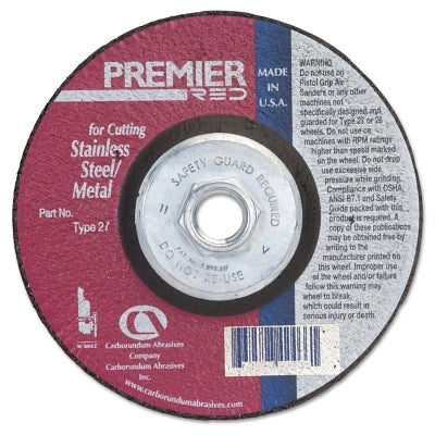 Hitch cup wheel, 6 inches in diameter, 2 inches thick, 16-grain zirconium alumina